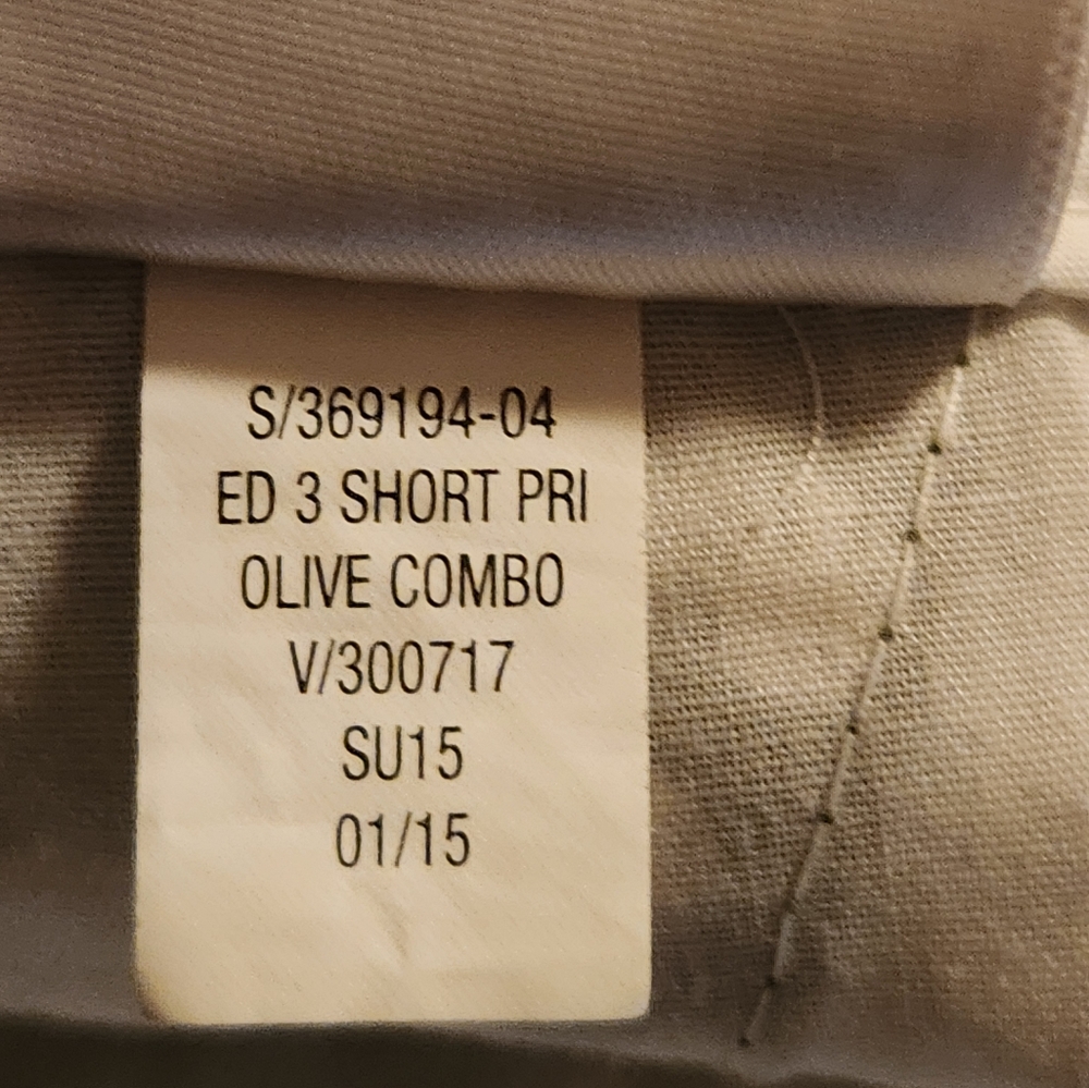 Old Navy Olive Green Printed Cotton Shorts Women’s Size 10 Side Zip Summer - Picture 10 of 10